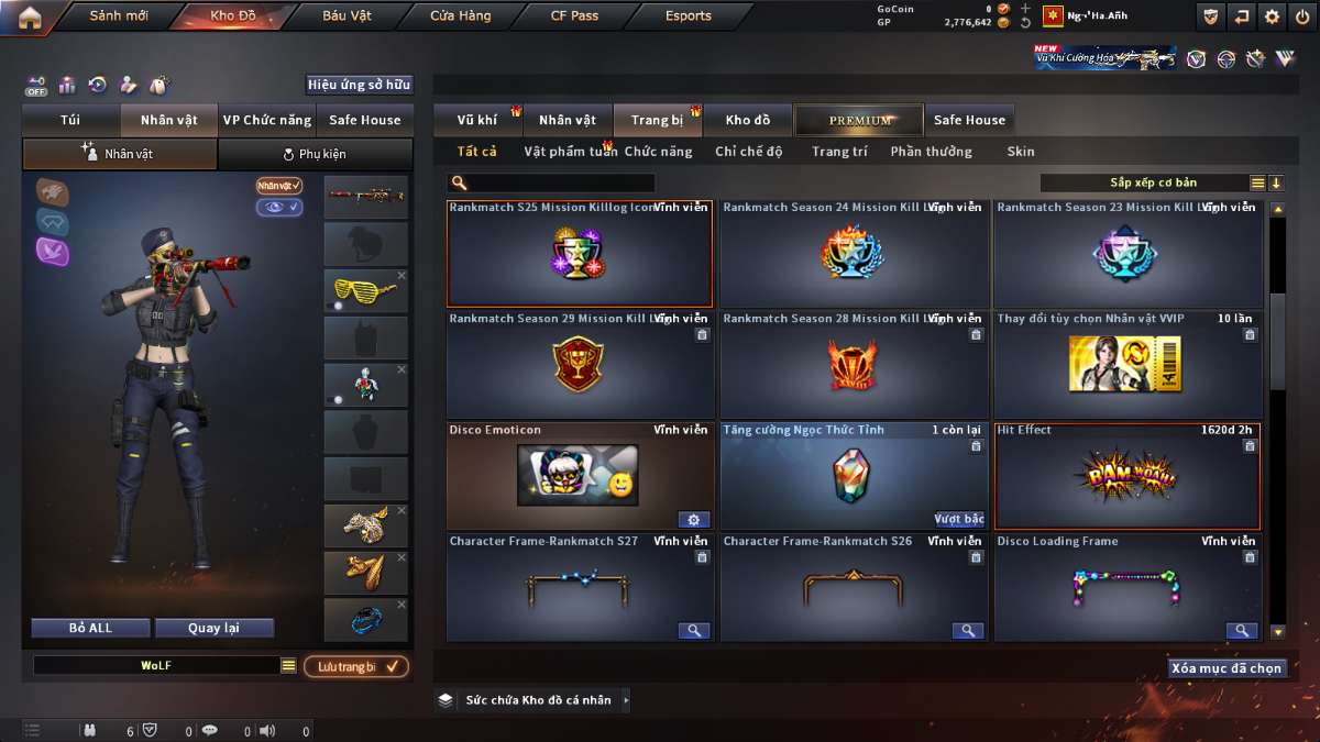 shop acc cf uy tin gia re